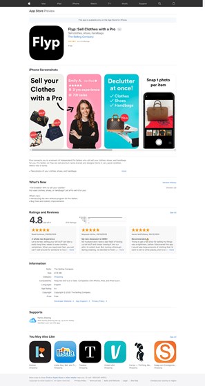 Selling apps: Selling apps